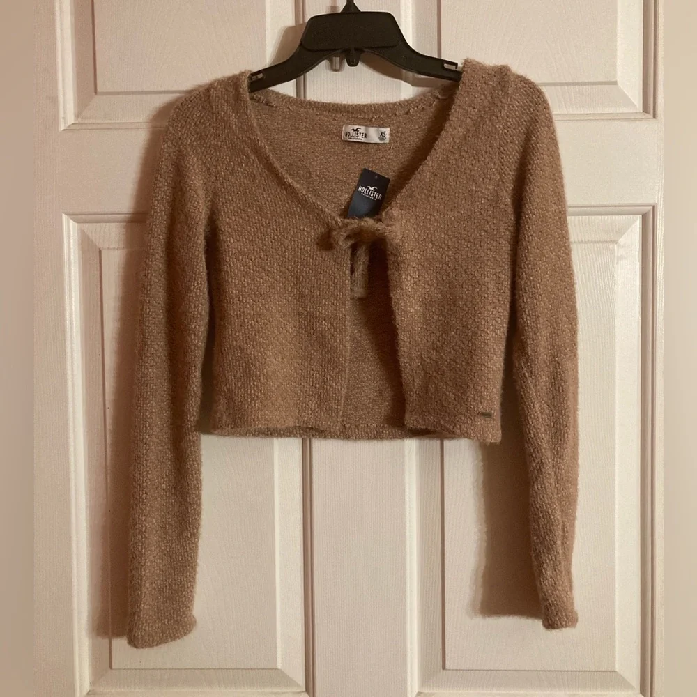 NWT Hollister Caramel-Colored Cardigan - Picture 4 of 5